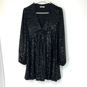 Stellaluna NWOT lined sequin mini dress UK size 36